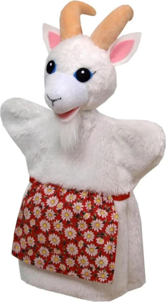 Handpuppe Ziege mit Schürze, 29cm Produktbild 