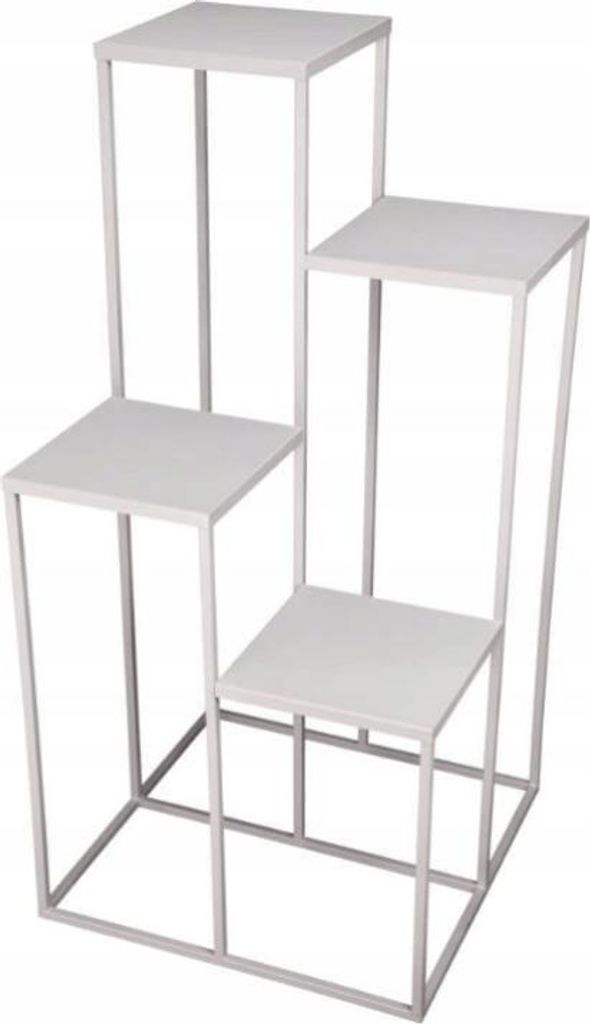 Moderner Loft Blumenständer SILVER SIMPLE 12 070/K-12-4K-100S