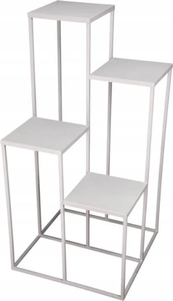 Support fleurs intérieur Loft SILVER SIMPLE 12 pour salon et balcon