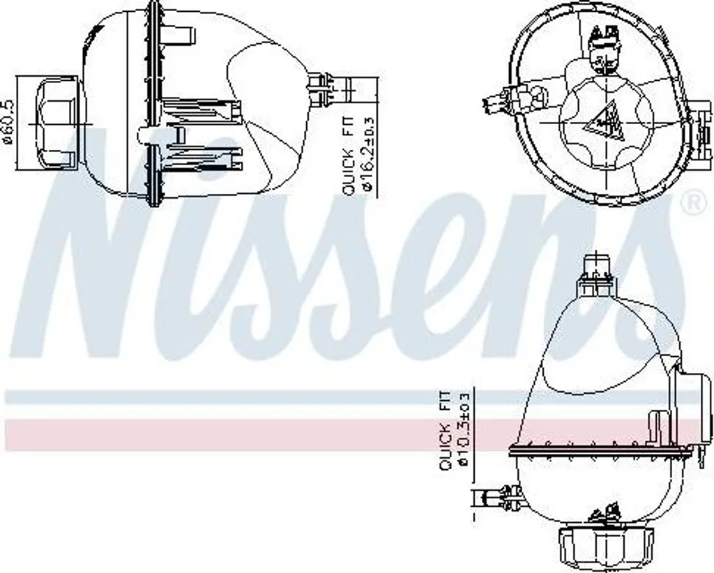 Serbatoio Compensazione NISSENS 996317 per BMW X5 G05 X7 G07 - 17138610661