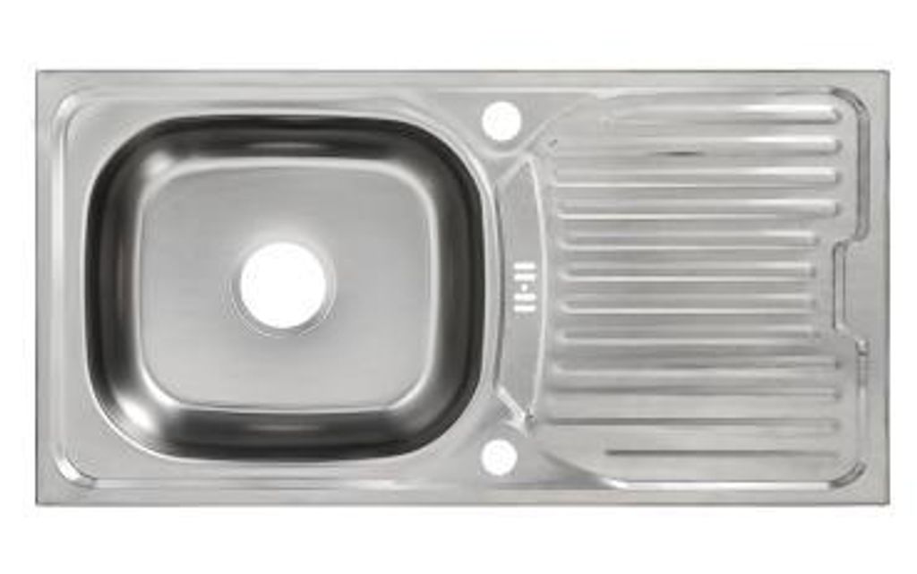 Edelstahl Einbauspüle 76 × 43,5 cm – Küchenspüle mit Produktbild 