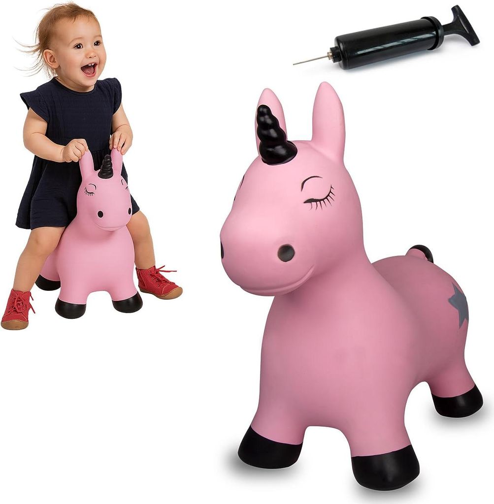 JAMARA 460453 Hüpftier Einhorn HoppyDoo - Spielzeug für Produktbild 
