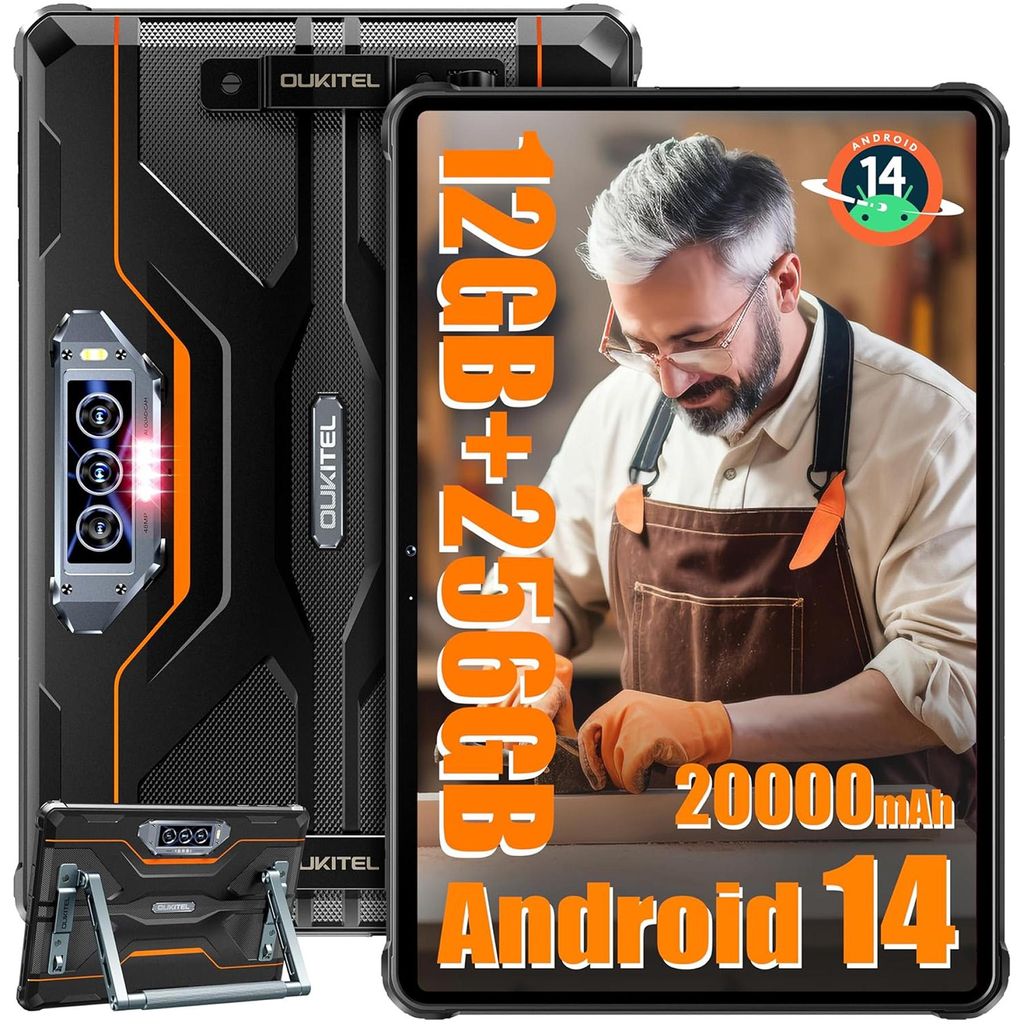 OUKITEL RT8 Outdoor Tablet 20000mAh 12GB+256GB G99, 11 Zoll Produktbild 