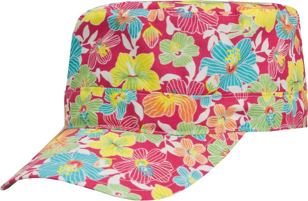 Berretto Baseball Döll per Bambini Fiore Rosa 100% Cotone Traspirante