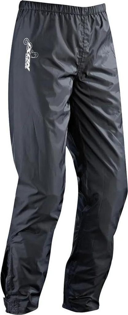 Ixon Compact Damen Motorrad Regenhose (Black,4XL)