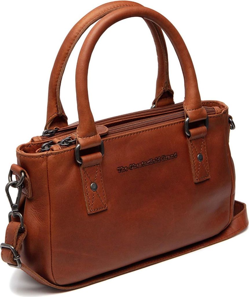 The Chesterfield Brand Umhängetasche Handtasche Fenja Shoulderbag Cognac braun
