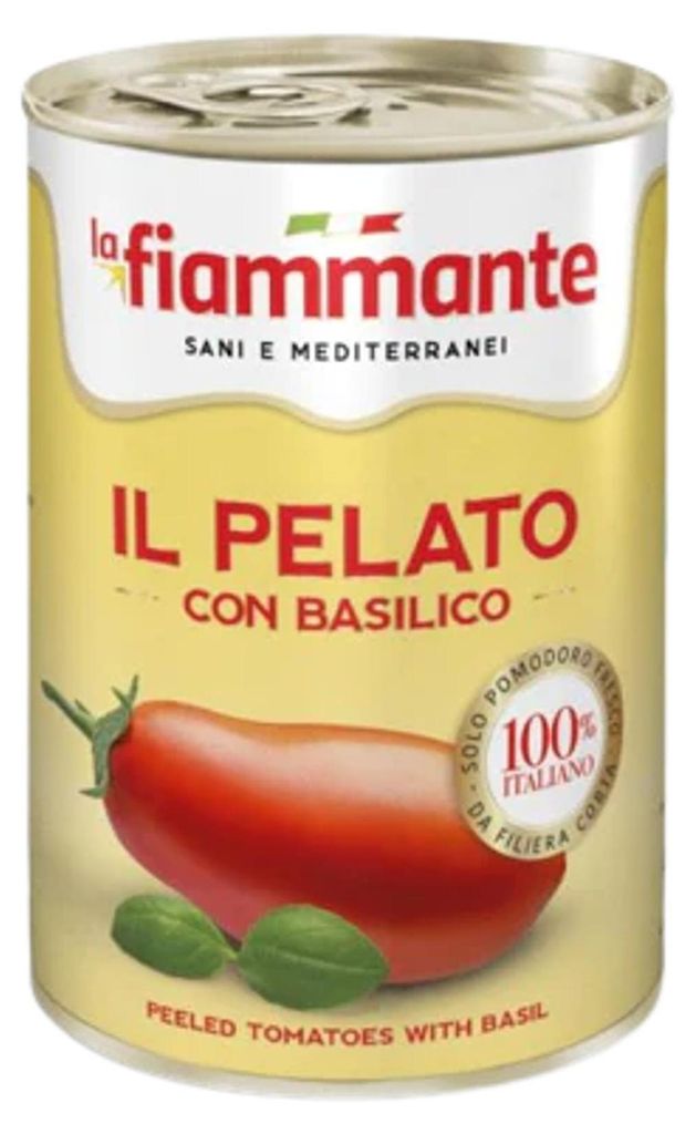 Pomidory pelati z bazylią 400 g La Fiammante Zdjęcie produktu 