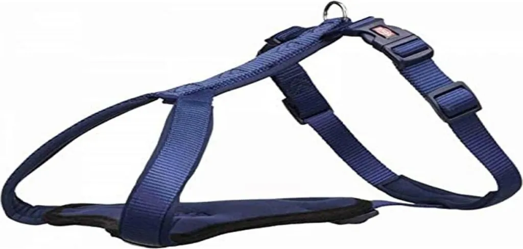 Harnais pour chien Trixie Premium Y ajustable 42-50 cm coloris indigo