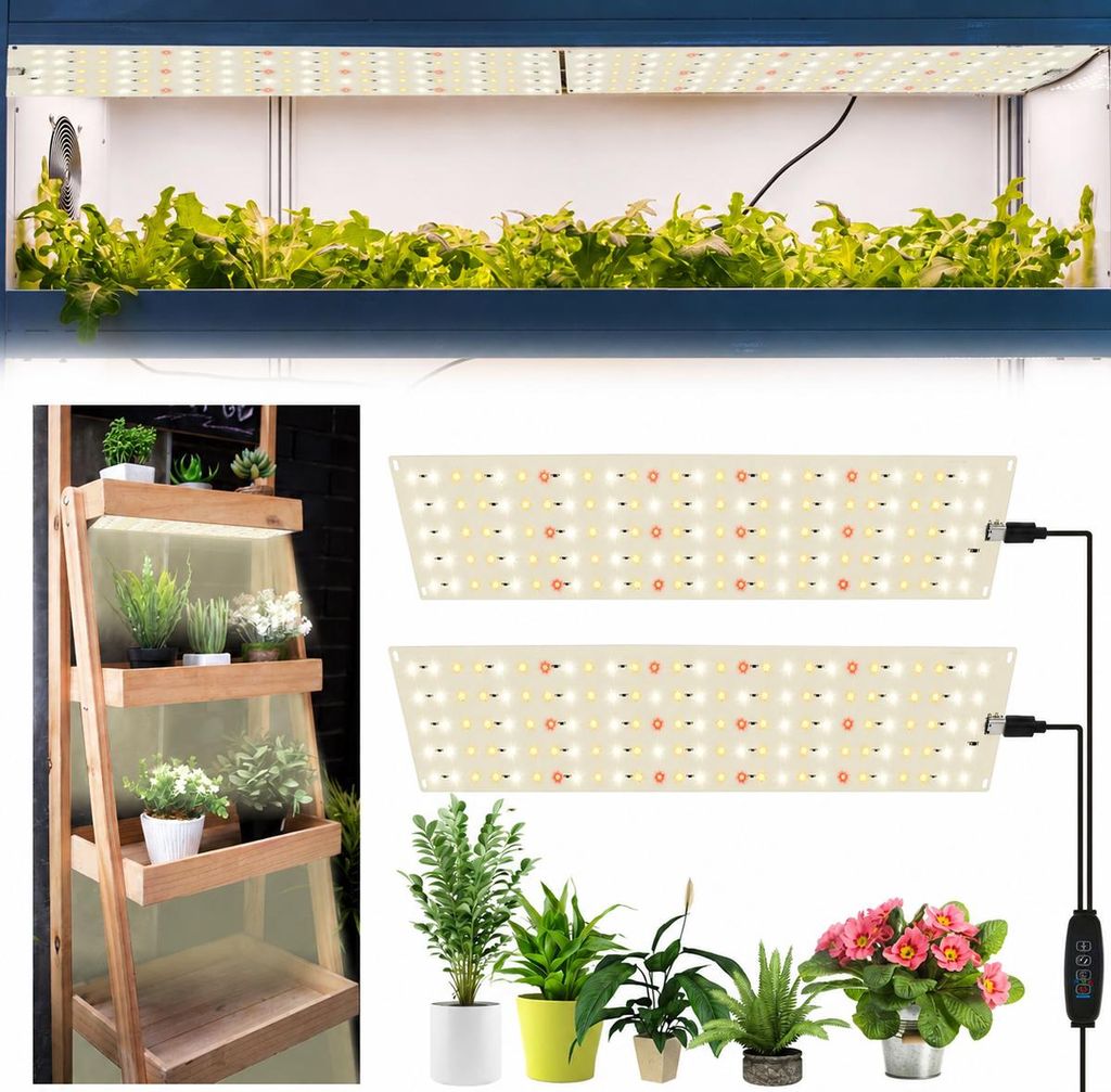 Pflanzenlampe LED Vollspektrum Dimmbare Pflanzenleuchte Produktbild 