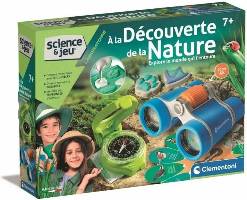 Clementoni Discovering Nature Jouet Éducatif pour Apprendre la Science