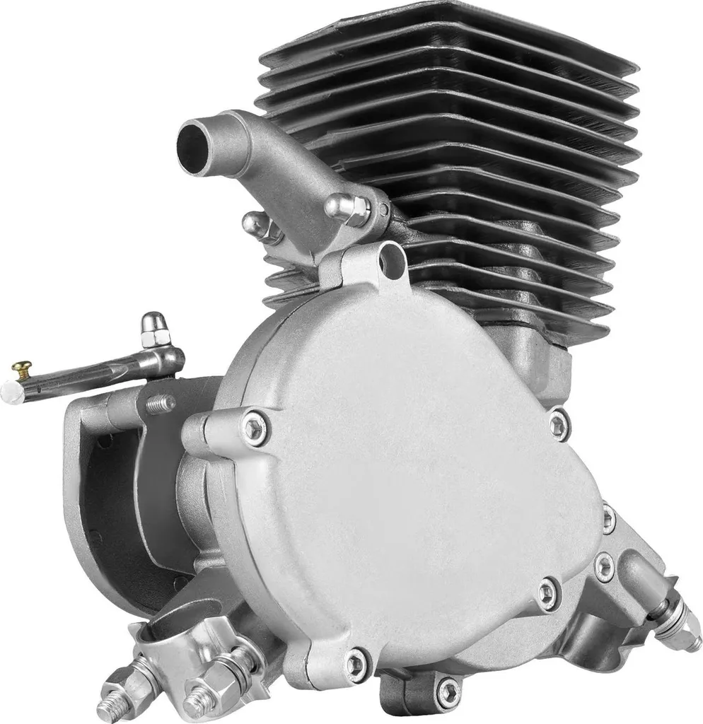 Motoriser son Vélo de 26 à 28 Pouces Kit Moteur 100cc Argent 2 Temps