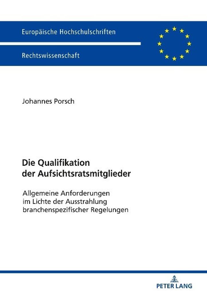 Die Qualifikation der Aufsichtsratsmitglieder