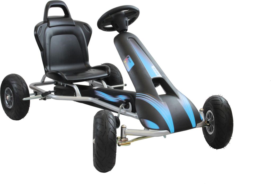 Ferbedo GoKart AR8P (Gokart / Kart in silber/blau, ab ca. 5-11 Jahre) 112036