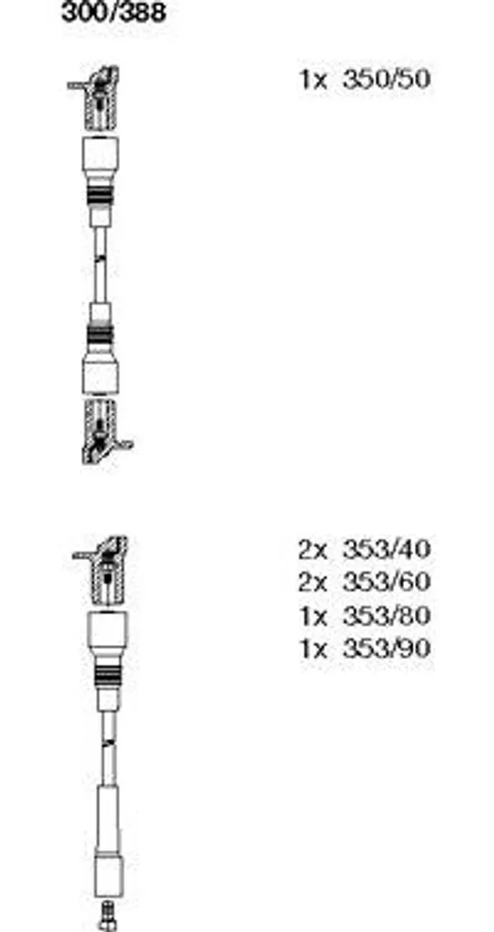 Cavi Accensione BREMI 300/388 Opel Senator - Miglior Prezzo Online
