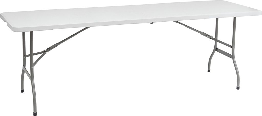 nabbi Gastronomie Falten Tisch Vivas 244x75 cm - grau-weiß Produktbild 