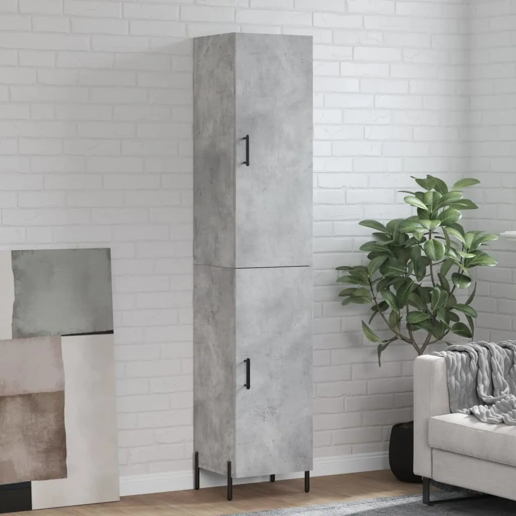 Mobile Alto 180cm Grigio Cemento vidaXL: Stile Urban e Versatile