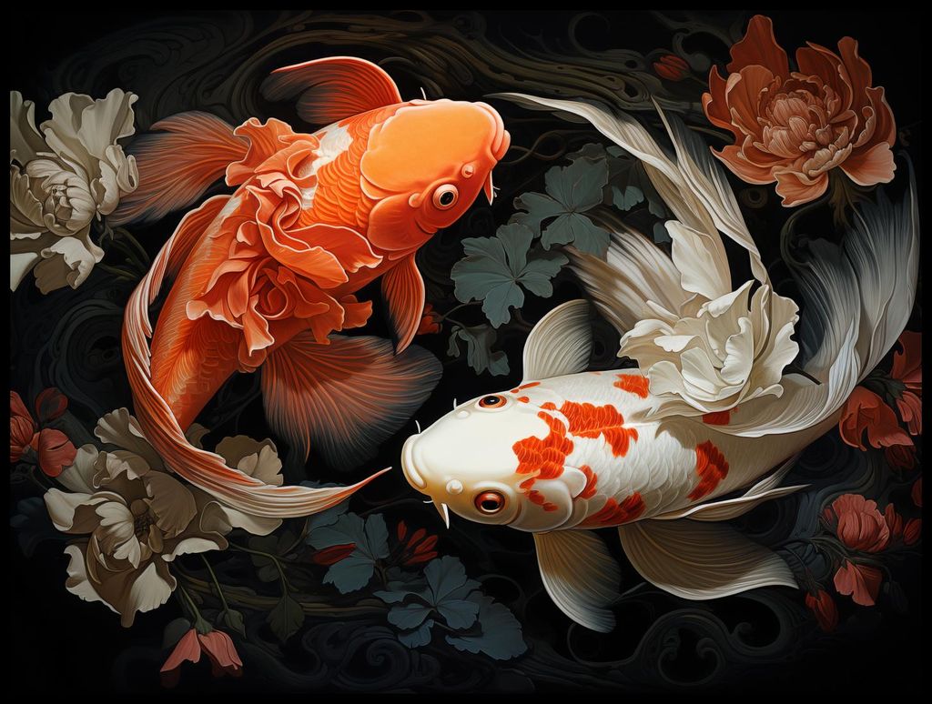 Plakat 100x75cm Harmonischer Tanz