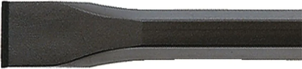 Burin Plat Makita pour Démolition et Saignée Béton 25x400 mm Tige 19 mm
