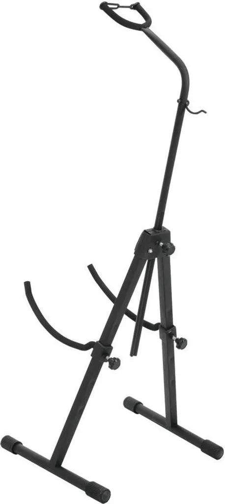 DIMAVERY Support pour Violoncelle et Contrebasse Noir Robuste Ajustable