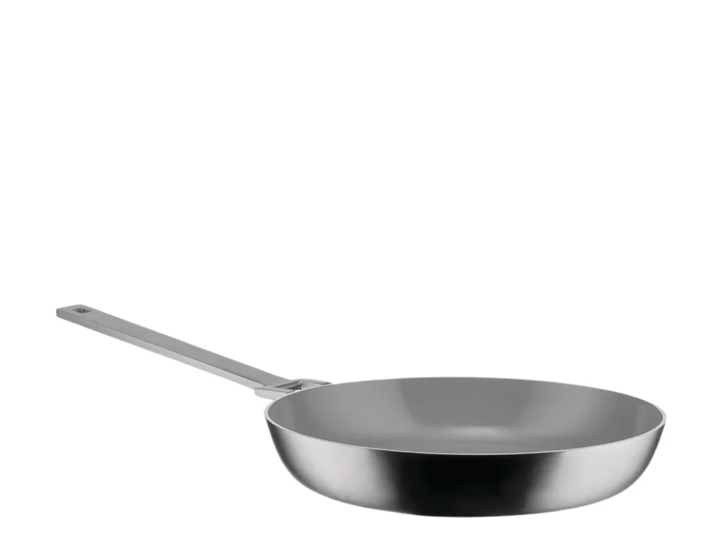 Poêle Alessi Convivio induction 24 cm anti-déformation en acier inoxydable
