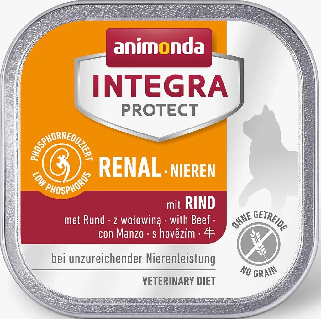 Nourriture Humide Chien Insuffisance Rénale Bœuf Animonda 16 x 100g
