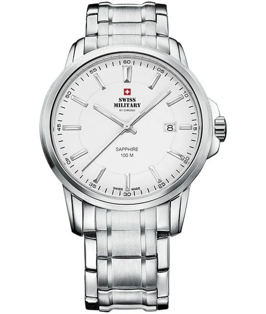 Montre militaire suisse hommes pour le sport et la plongée 100m