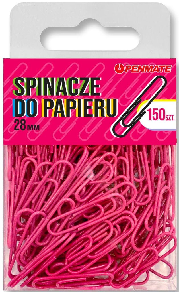 Spinky na papier, ružové, 28 mm, TT8315, Penmate Obrázok produktu 