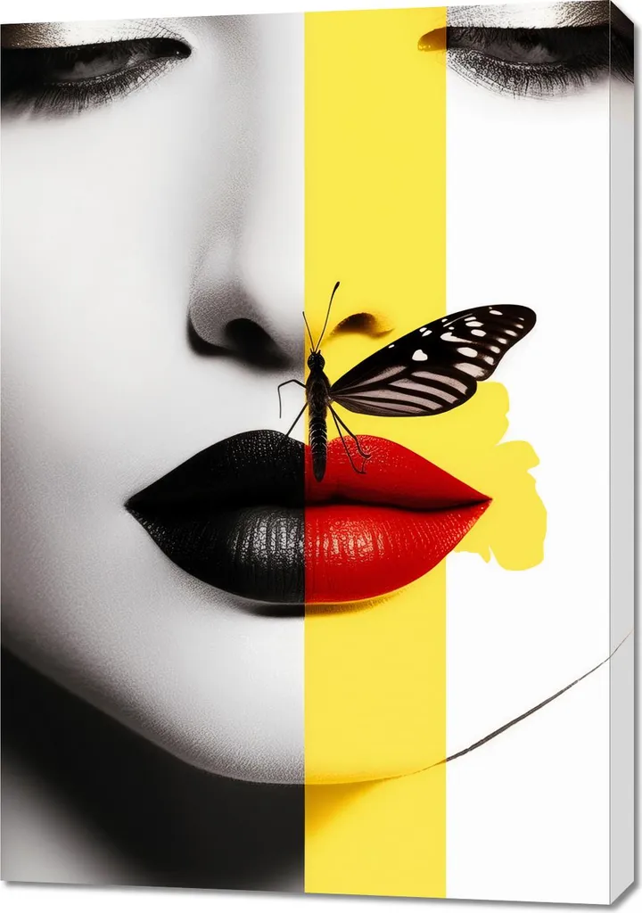 Affiche Décorative Beauté Papillon 70 x 100 cm pour Grand Mur Vide