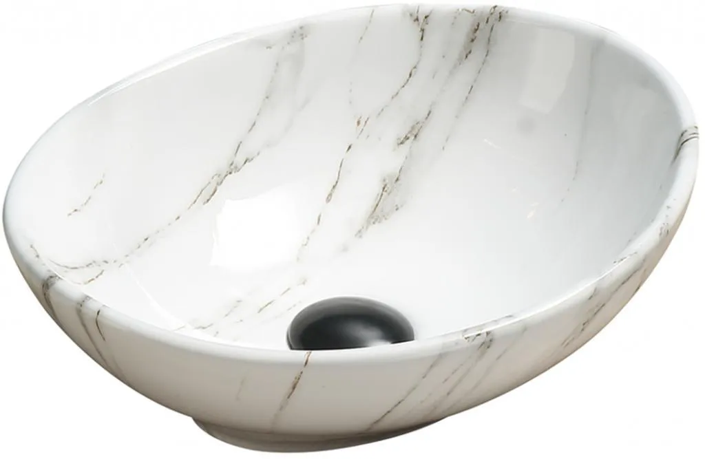 Lavabo Mexen Elza Bianco Pietra 40x33 cm | Atmosfera Spa in Casa