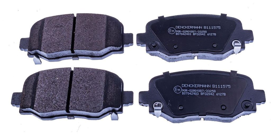 DENCKERMANN Bremsbeläge Satz Hinten Bremsklötze für JEEP CHEROKEE (KL) B111575