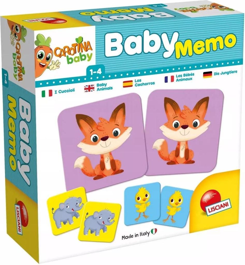 CAROTINA BABY PEXESO - animaux Image du produit 