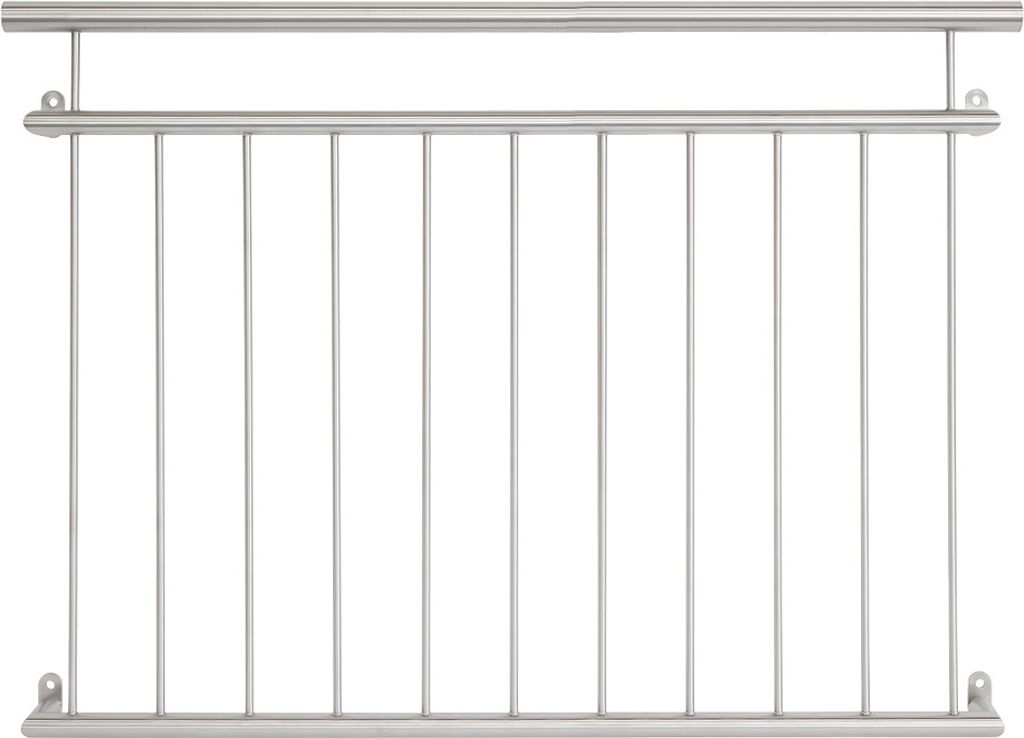 Französischer Balkon „Classic“ - Länge: 151 cm, Material: Edelstahl