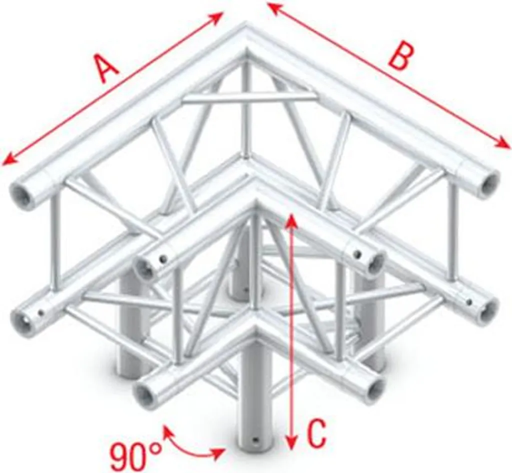Structure Carrée Milos Pro-30 pour Sécuriser vos Ponts de Scène