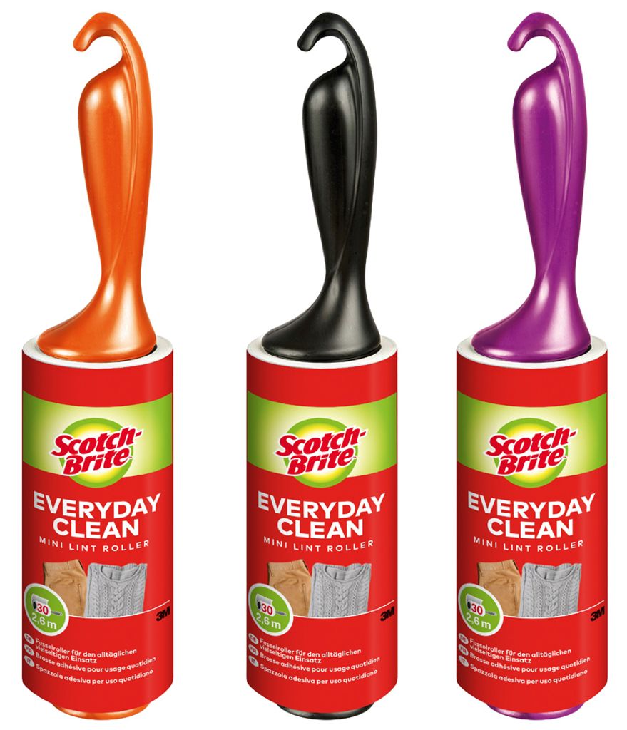 Scotch-Brite Everyday Clean Mini-Fusselroller 30 Blatt Produktbild 