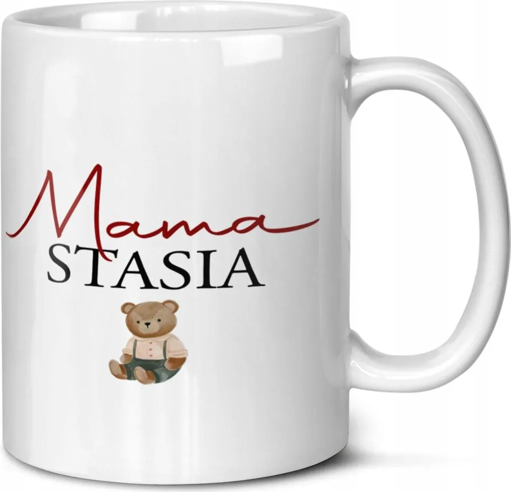Regalo Personalizzato Mamma: Set Tazza con Nome e Orsetto Peluche