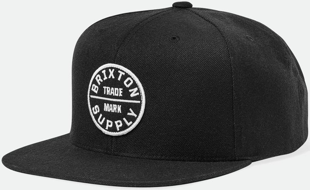 Brixton Oath III Snapback Cap, schwarz, Einheitsgröße Produktbild 