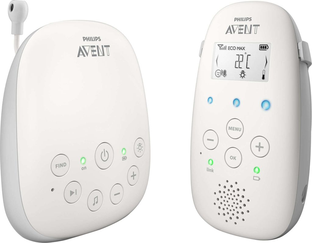 Philips AVENT Audiophones SCD713/26 DECT-Babyphone Advanced