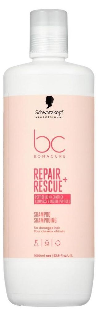 Schwarzkopf BC Repair Rescue Shampoo, 1000 ml Productafbeelding 