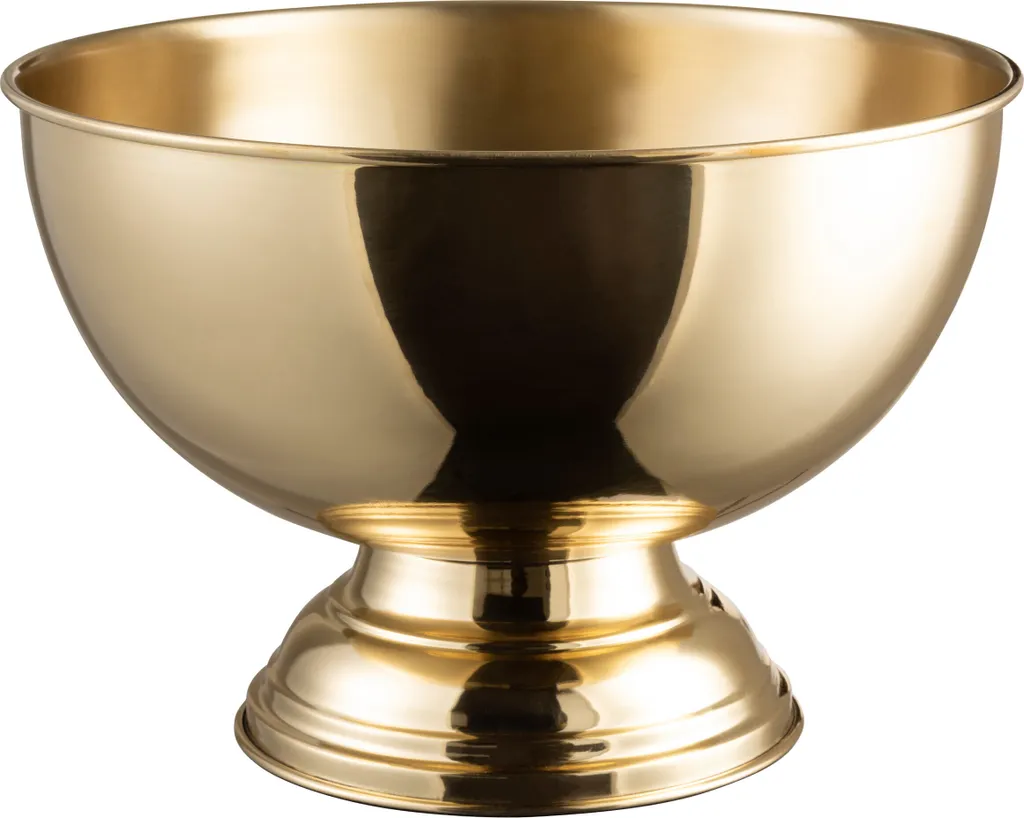 Coupe à Champagne en Métal Cuivre et Or J-Line pour Table de Fête Chic