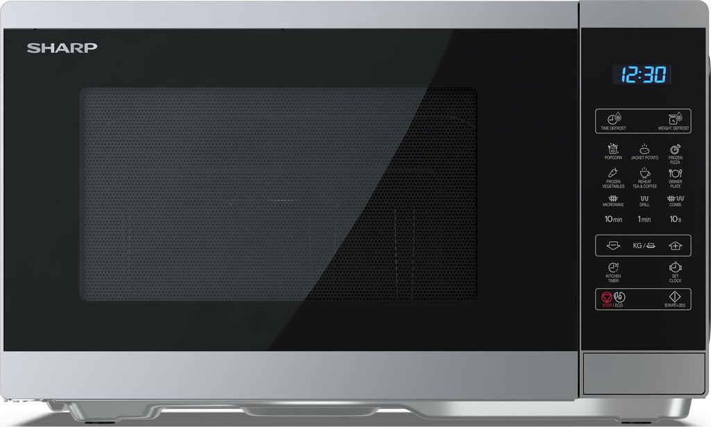 Sharp YC-MG252AE-S, Arbeitsplatte, Grill-Mikrowelle, 25 l, Image du produit 