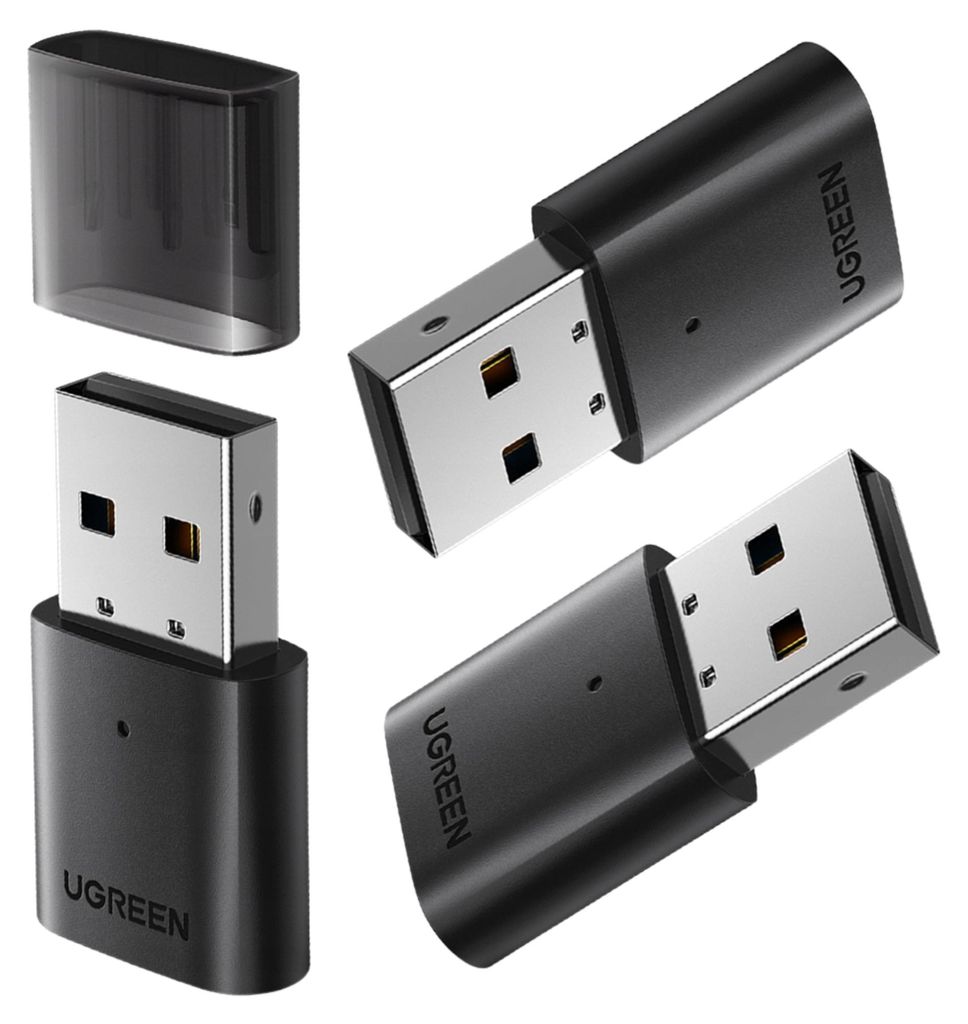 Ugreen adapter Bluetooth 5.0 USB-A czarny (CM390) Obrázok produktu 