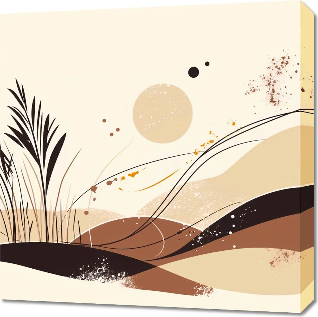 Image 60 x 60 cm Le murmure du sifflet - Tableau Carré Décoratif Zen