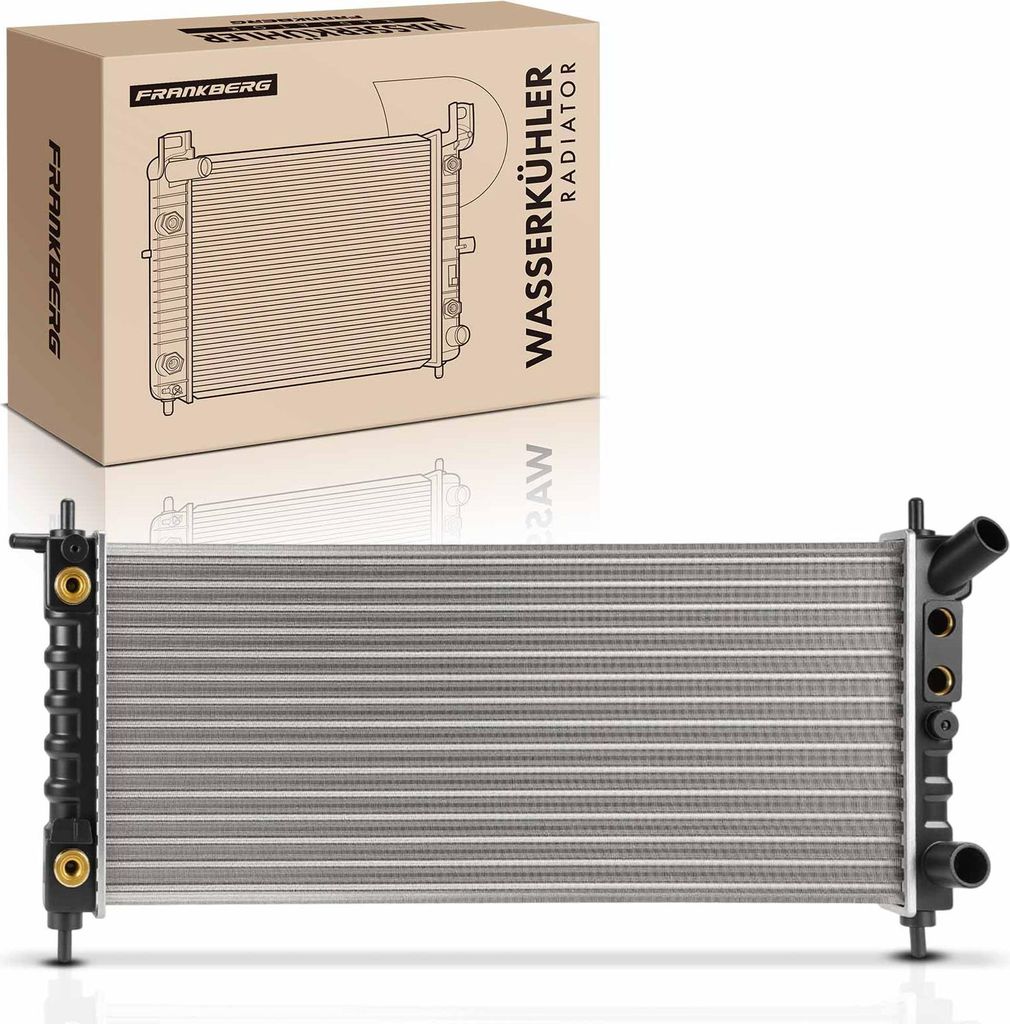 Frankberg 1x Kühler Wasserkühler Motorkühler für Opel Corsa B Chevrolet Corsa
