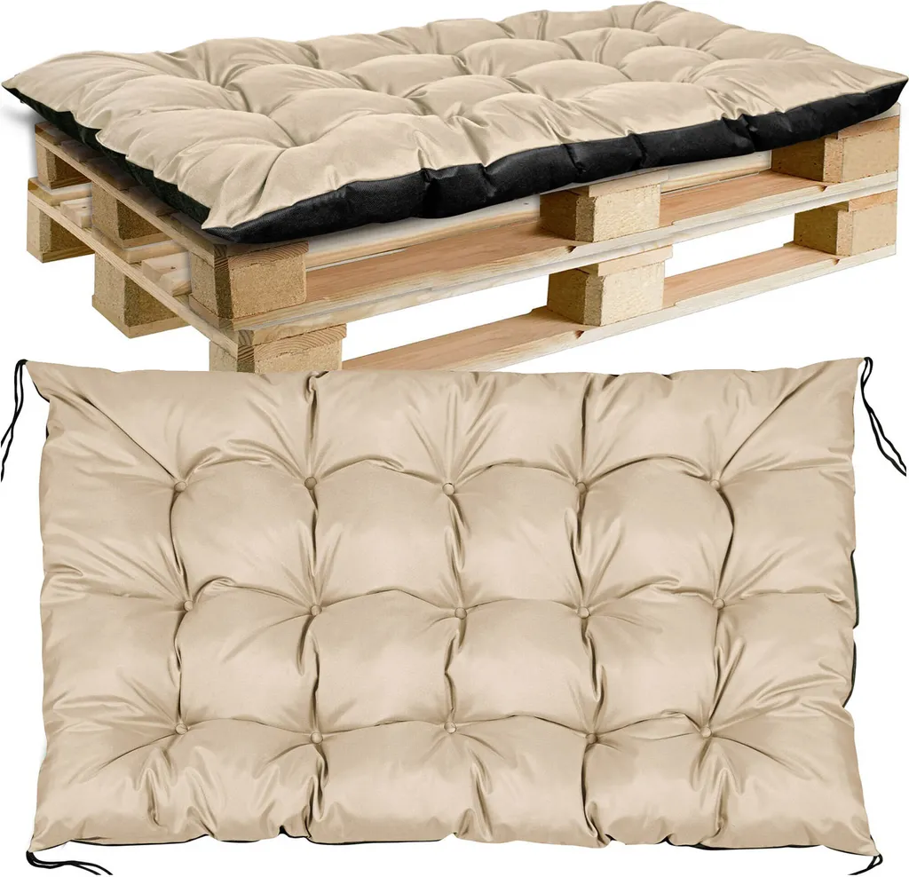 Coussin de siège pour palettes 120x80 cm - Créer votre salon lounge DIY