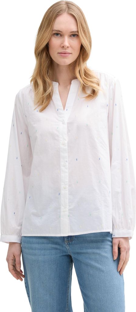 Bluse mit leichten Ballonärmeln