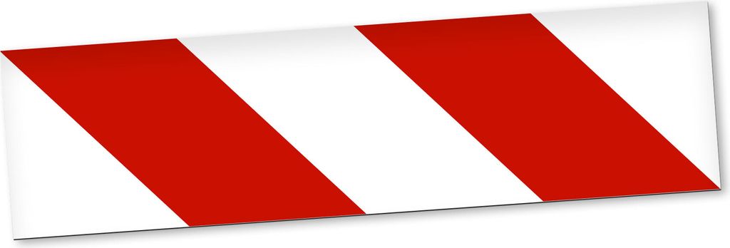 PantherPixel Warnmarkierung Magnetschild Auto Sicherheitsstreifen Magnetfolie Geschenkidee 60 x 16 cm REFLEKTIEREND