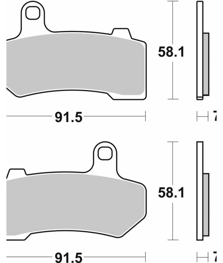 Plaquettes Brembo 07HD17SA : Améliorez le Freinage de votre Harley