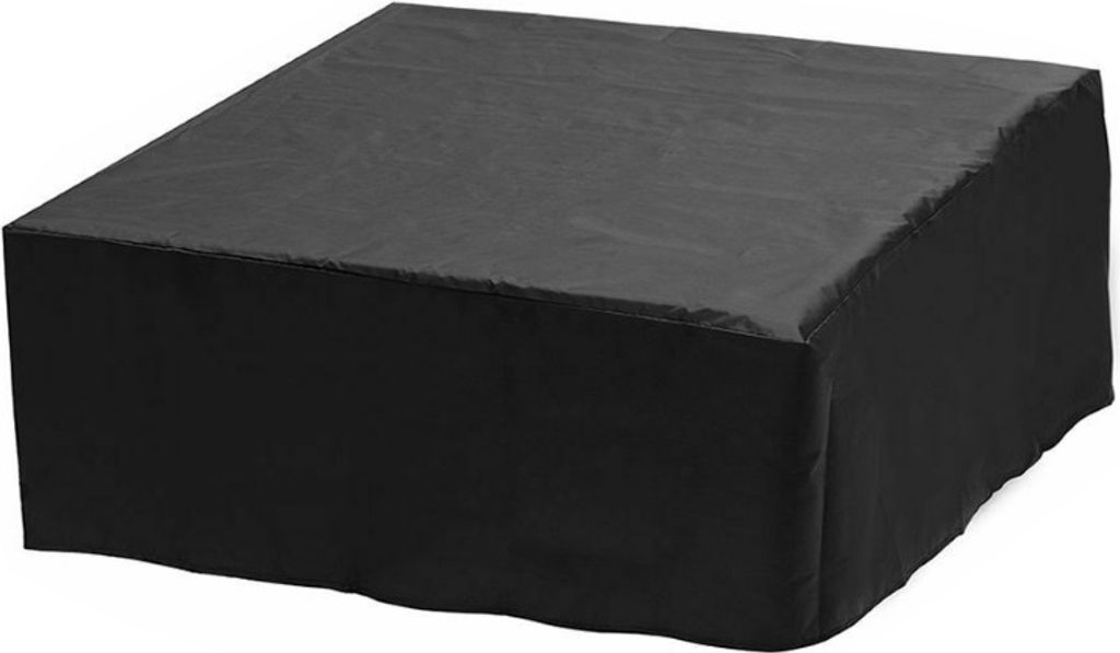 220 * 220 * 85 Cm Wasserdichte Staubdichte Outdoor-Gartenstuhl-Tisch Whirlpool Spa-Schutzhülle -Schwarz