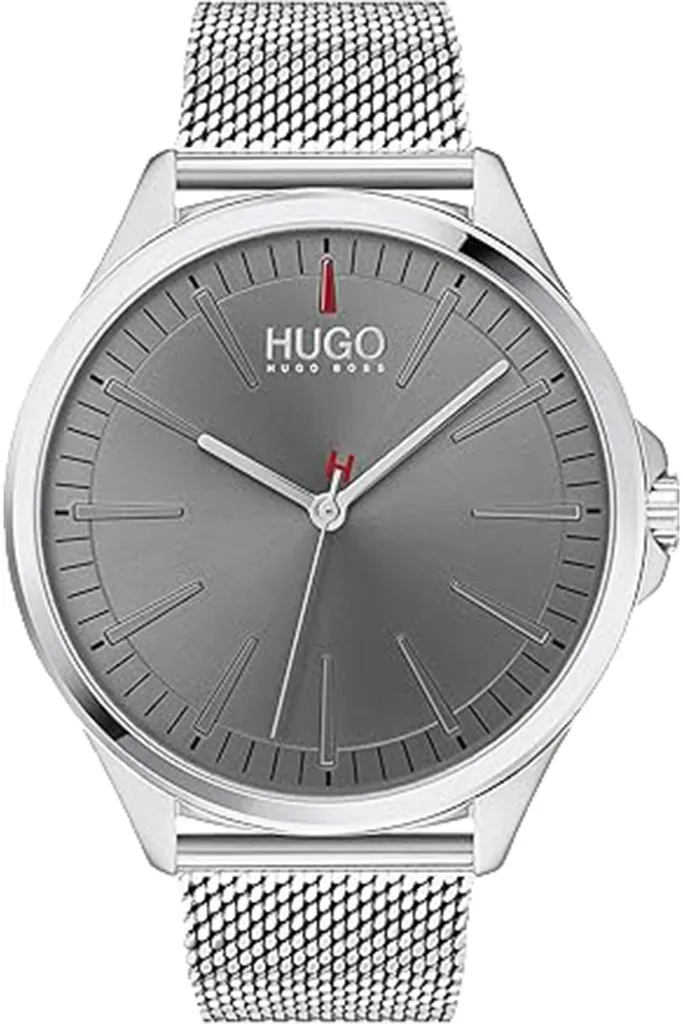 Montre Homme HUGO Smash 1530135 en Acier Inoxydable Argenté