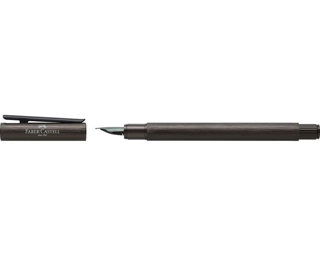 Faber Castell Füller Neo Slim Aluminium gunmetal Feder B Produktbild 